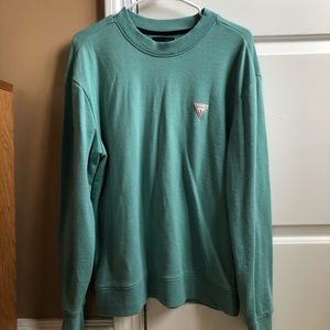 Guess Men’s Mint Green Crewneck Sweater